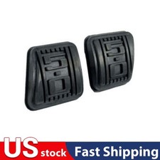 For 1979-1993 Mustang 5 Speed Manual 5.0 Embossed Rubber Clutchbrake Pedal Pads