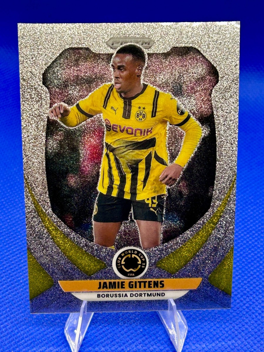 【幻級激レア!!】ワールドカップGREATESTイレブンサイン入りユニホーム 2025 Prizm FIFA Club World Cup Jamie Gittens Glitter #44 Borussia
