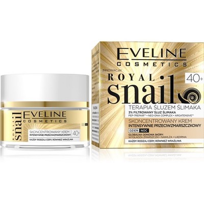 Eveline Royal Snail 40+ Konzentrierte Intensiv-Anti-Falten-Creme für Tag,  Nacht