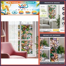 Magnolia Window Film 24 x 36 Decorative Privacy Static Cling