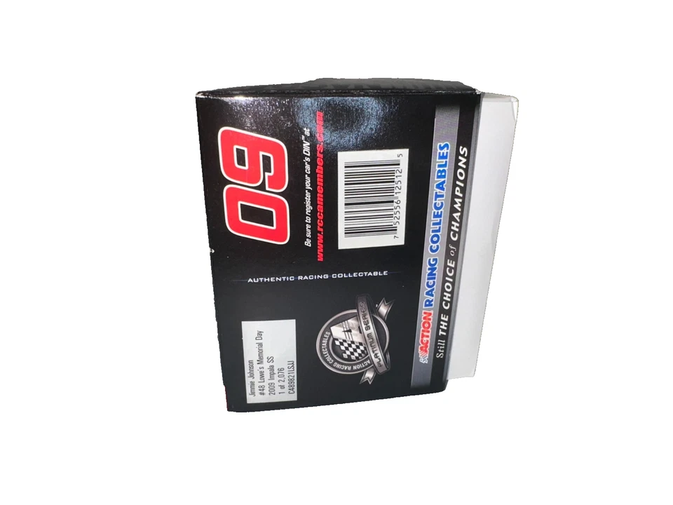 Action 1:24 #48 Jimmie Johnson Lowe’s Memorial Day 2009 Impala SS-USED-NO WING - Image 3 of 4