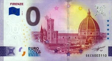 Zero Euro Note - 0 Euro Note - Italy - Firenze 2025-4
