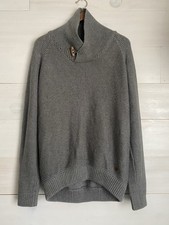 Premium By Jack and Jones Gray Sweater with Button Detail Men  s Medium