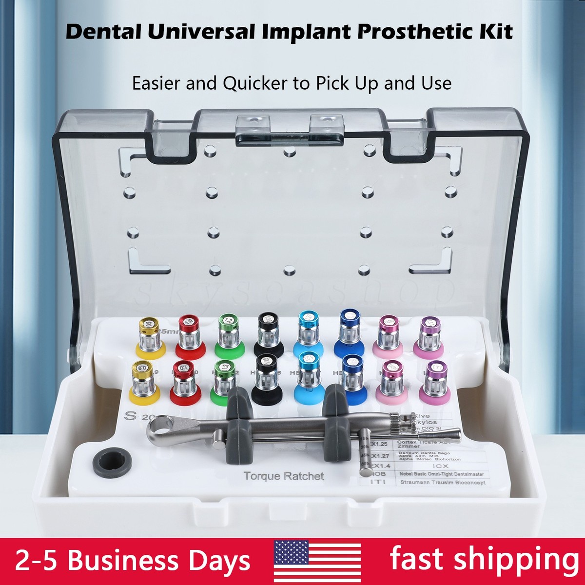 【Machuka】 OCハンドル＋ICRセット Universal Implant Prosthetic Kit Dental Torque Wrench Screwdriver