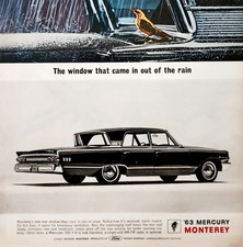 1963 Mercury Monterey Advertisement Vintage Automobilia Ford Motor Company 1963 Mercury Monterey Advertisement Vintage Automobilia Ford Motor Company