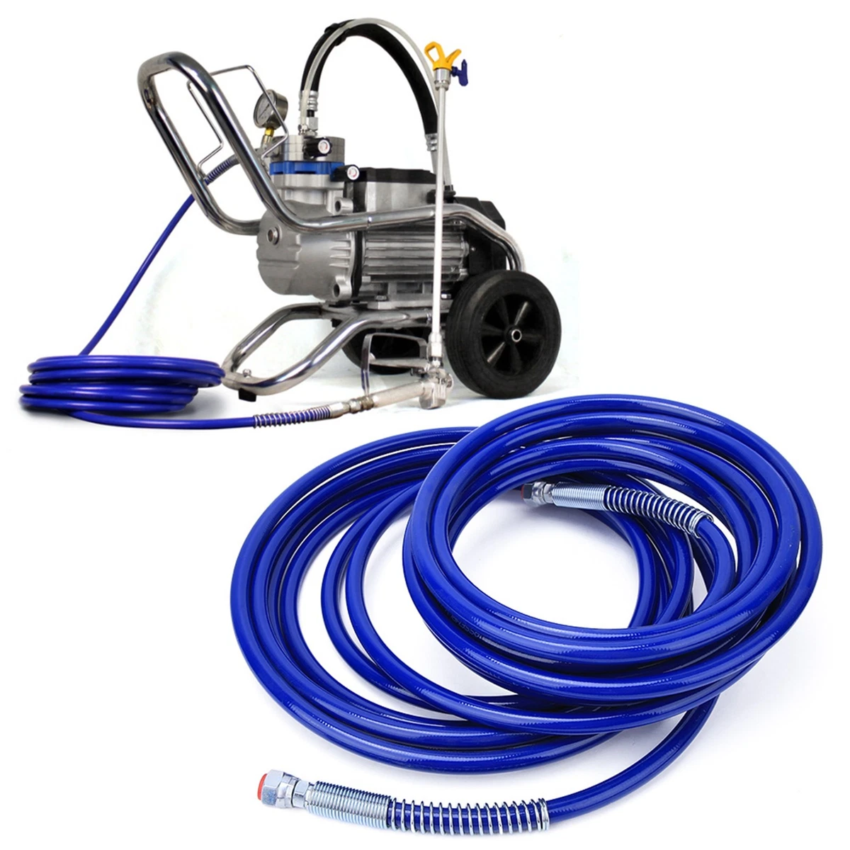Paint Spray Hose High Pressure Fiber Tube For Airless Sprayer 10 Meter