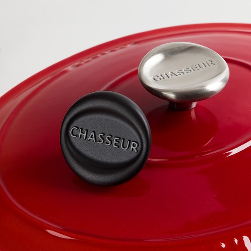 NEW Chasseur Oval French Oven Inferno Red 27cm/4L - Picture 5 of 5