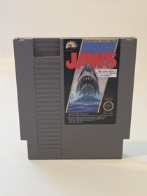 Jaws NES Nintendo Cartridge With Custom Plastic Case ~ Tested Works Great!