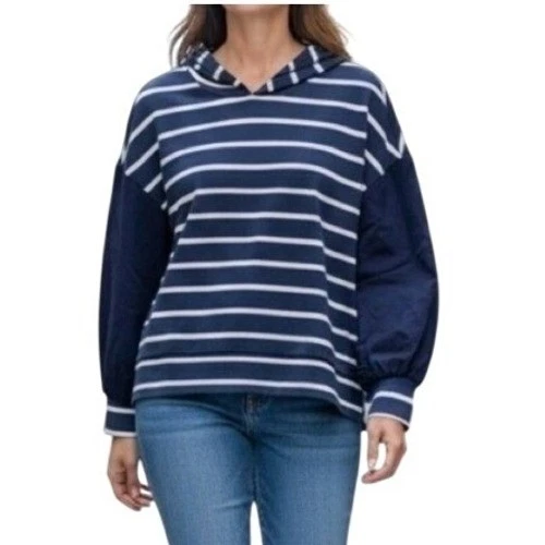 Sweat-shirt Rayé Chaser - Dos Ouvert En Forme De Cœur - Taille S - Coton - Occasion Excellent état