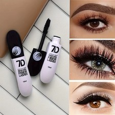 7D Fiber Mascara Set Waterproof Durable Curling Mascara Sweatproof Mascara BLACK