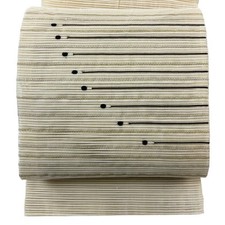 JAPANESE KIMONO BELT NAGOYA OBI SUMMER BEIGE PURE SILK AA9430