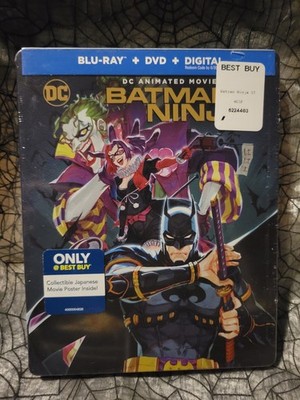 Batman Ninja Best Buy-Exclusive Blu-ray DVD STEELBOOK Poster +
