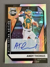 Andy Thomas AUTOGRAPH RC Seattle Mariners 2021 Panini Elite Extra Edition AUTO