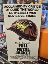Full Metal Jacket VHS VCR Video Tape Used Matthew Modine Warner Brothers