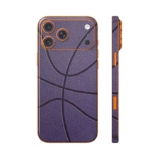 Phone Skin/Phone Wrap For iPhone, Samsung & Android Basketball leather Skin