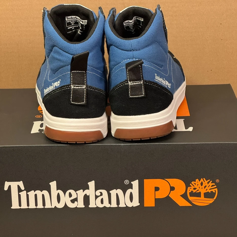 Timberland PRO Hombre Zapatillas de Trabajo Azul/Negro Talla 10M (Mujer 11.5) Antifatiga Foto 3 de 4