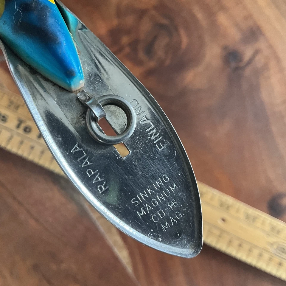 Señuelo de pesca Rapala Finland 7" Magnum cuenta regresiva hundimiento CD18 • Cebo de la vieja escuela Foto 3 de 3