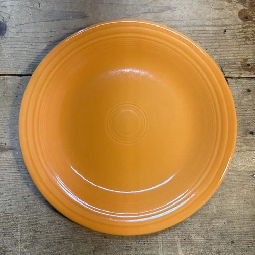DINNER PLATE tangerine orange HOMER LAUGHLIN FIESTA WARE 10.5" new