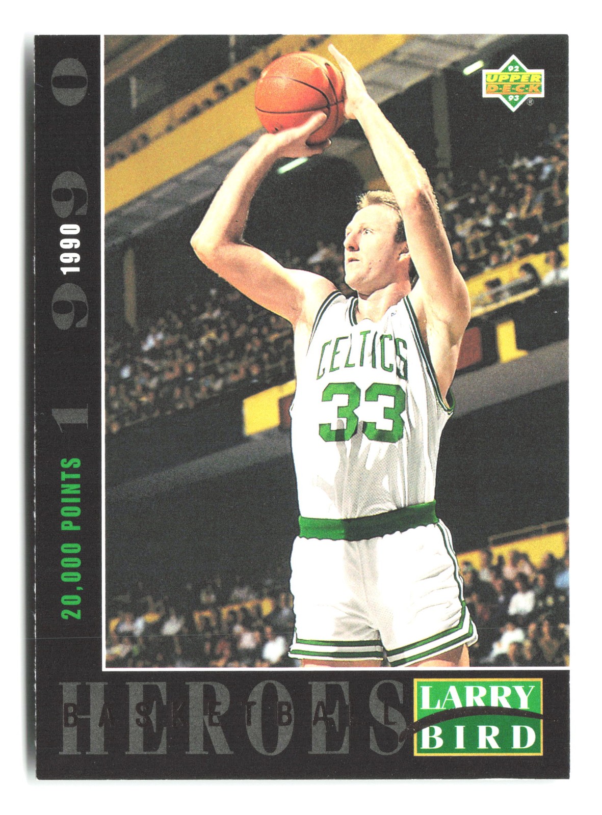 1992-93 Upper Deck #25 Larry Bird Basketball Heroes: Larry Bird