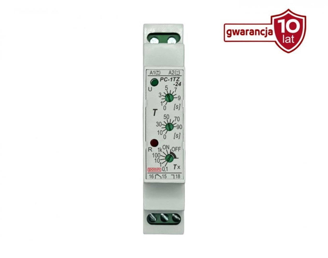 1P 16A Timing Relay 0.1s-99000s 24V AC/DC PC PC-1TZ-24