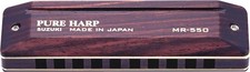 SUZUKI PURE HARP MR-550 E 10 Hole Diatonic Harmonica Rosewood Japan