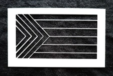 Pride Progress Flag Reusable Stencil