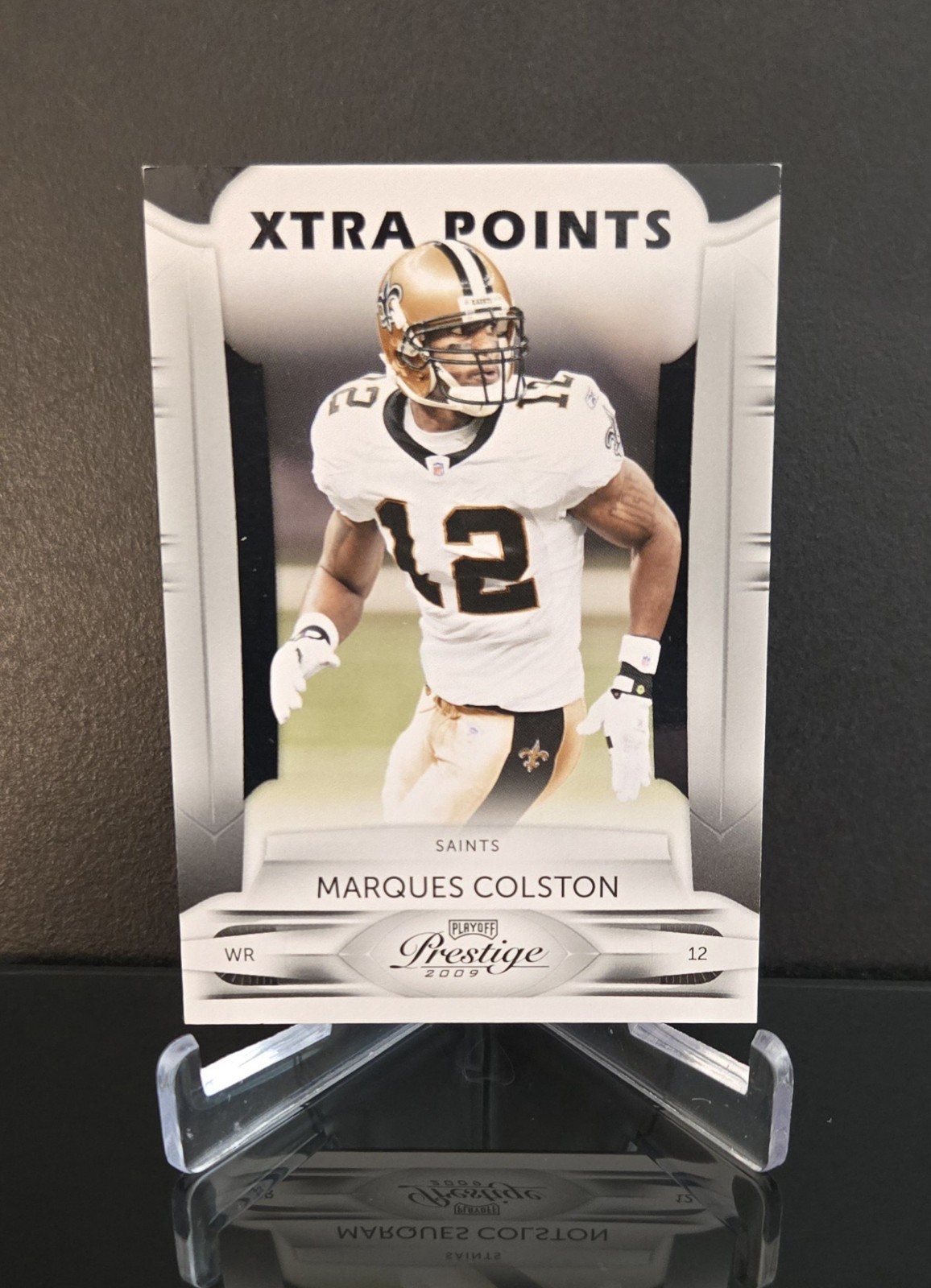 #'d/10 🔥 MARQUES COLSTON SSP 2009 Playoff Prestige Xtra Points Black SP #62