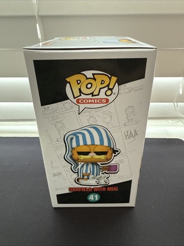 Funko Pop! Cómics: Garfield - Garfield con taza figura de vinilo #41 - Imagen 4 de 6