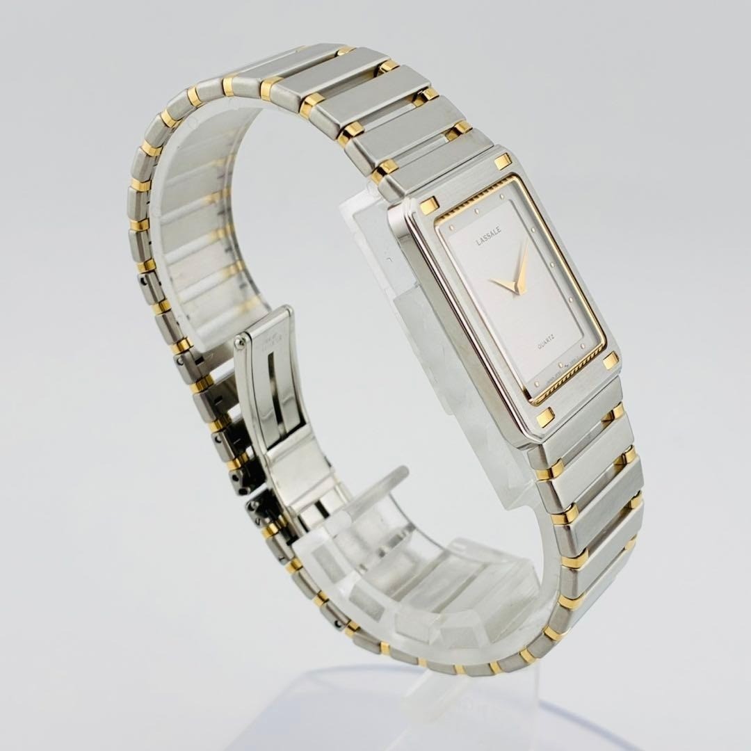 SEIKO LASSALE Rectangular Quartz Watch 2F50-5839 … - image 5