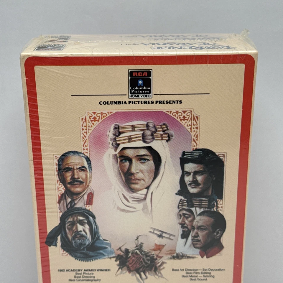 Lawrence of Arabia 1985 VHS Release of the 1962 Film New Sealed Near Mint - Image 2 of 4