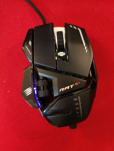 Mad Catz R.A.T. 6+ Wired Gaming Mouse Optical Gaming Mouse, Black - Picture 4 of 8
