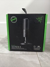 Razer Seiren X Black USB Streaming Microphone built-in Shock Mount