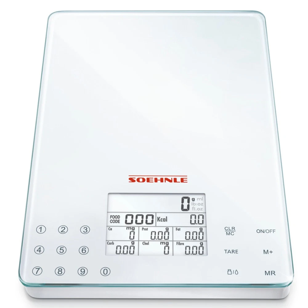 Soehnle Food Control Easy Digital Kitchen Scale 5kg Capacity - 66130