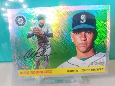 2025 Topps Chrome Platinum Alex Rodriguez #401 Topps Refractor /499 Mariners
