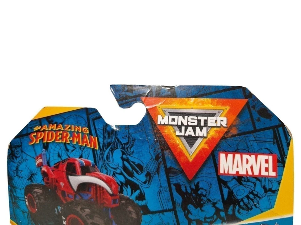 Monster Jam Marvel The Amazing Spider-Man 1:64 Diecast Truck [DAMAGED BOX] - Image 4 of 4