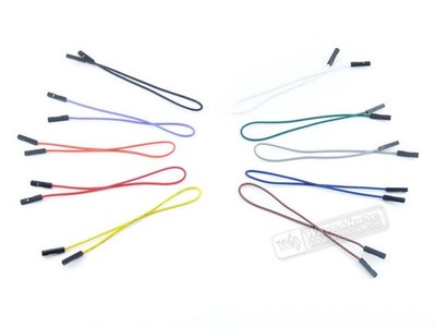 Waveshare Jumper Wire 1-Pin 2.54-Pitch 200mm (10er-Packung), 6368