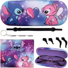 Cute Eyeglass Cases Hard Shell Storage Case Protective Box With Glasses Cloth...
