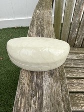 Coach Signature Monogram OFF WHITE Hard Clamshell Eye Glass Sunglasses Case
