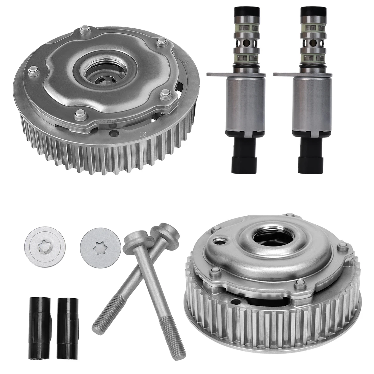 FIT VAUXHALL A16XER A18XER Z16XER Z18XER CAMSHAFT ADJUSTER GEAR & SOLENOID SET