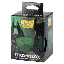Dragon Shield Strongbox Deck Box Clear Green,...