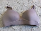 Soma Enbliss Wireless Bra 34A Mauve purple/pink Hook & Eye Closure — photo 1