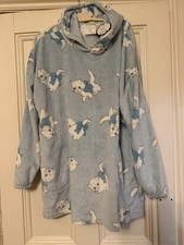 SNUDDIE  size XS woman’s PRIMARK blue & CAT  design very soft NEW
