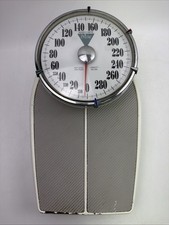 Vintage Healthometer 350 lb BIG FOOT Dial Mechanical Scale Model 165 working