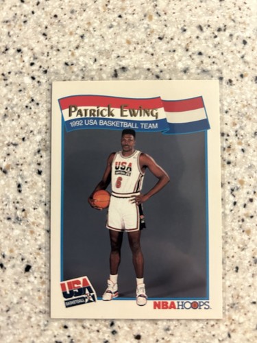 Patrick Ewing #53 1991 Hoops McDonalds card