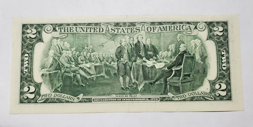 2003 $2 Star Note Federal Reserve Note LOW SERIAL NUMBER, Choice Unc. - Image 2 of 2