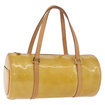 LOUIS VUITTON Monogram Vernis Bedford Hand Bag Beige M91006 LV Auth 180618
