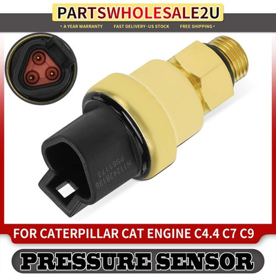 #ad Pressure Sensor for Caterpillar CAT Engine C4.4 C7 C9 3126E 1611703 with 3 Pin $25.99