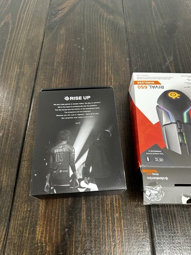 SteelSeries Rival 650 Wireless Gaming Mouse W/ USB Receiver Tested *READ+PHOTOS - Afbeelding 4 van 23