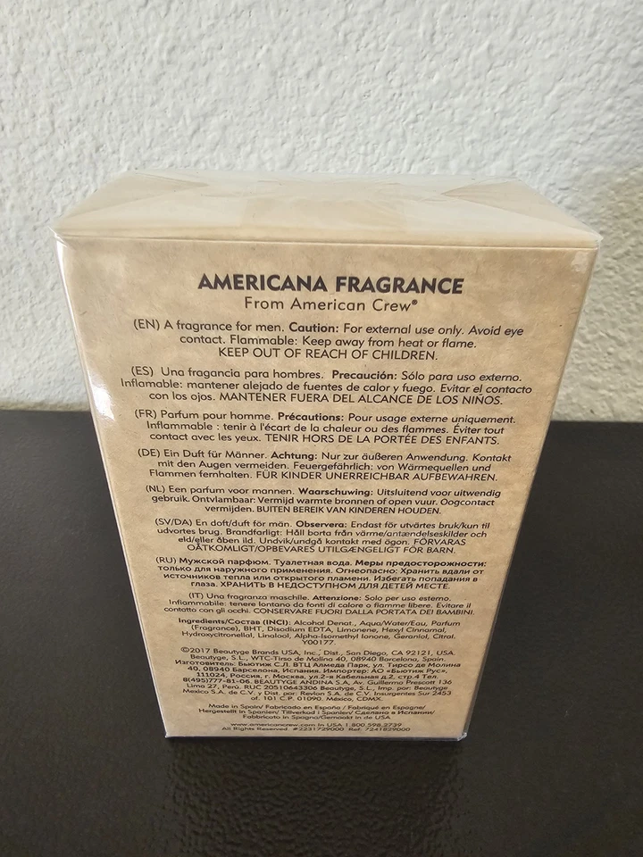 Colonia fragancia American Crew Americana 3,3 oz 100 ml Foto 2 de 2