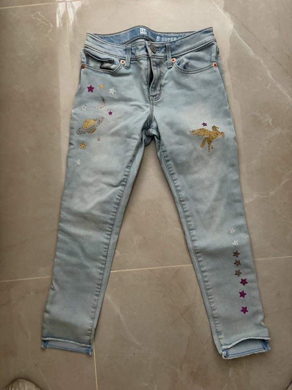Gap Super Skinny Ankle Jeans Girl 8 